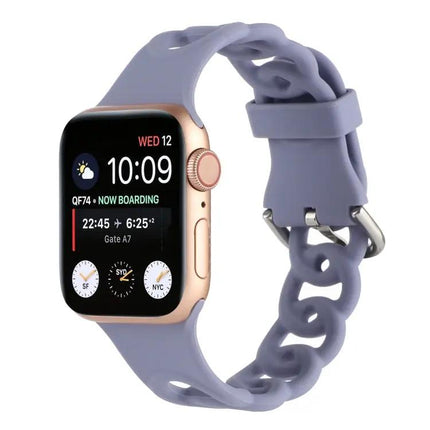 Hollow Silicone Apple Watch Band 41/40/38mm Sport Strap