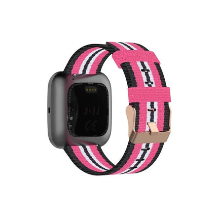 Canvas Replacement Watch Band For Fitbit Versa Smartwatch