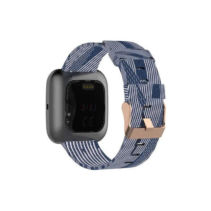Canvas Replacement Watch Band For Fitbit Versa Smartwatch