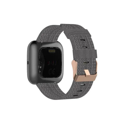 Canvas Replacement Watch Band For Fitbit Versa Smartwatch
