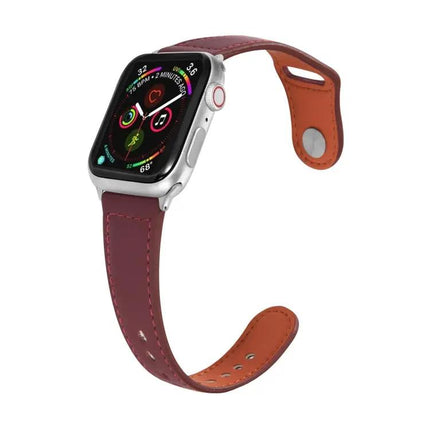 Leather Buckle Band For Apple Watch 38/40/41/44/49mm