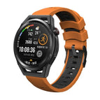 For Samsung Galaxy Watch 4 / Watch4 Classic / Orange Black