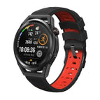 For Samsung Galaxy Watch 42mm / Black Red