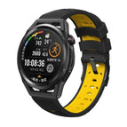 For Samsung Galaxy Watch 42mm / Black Yellow