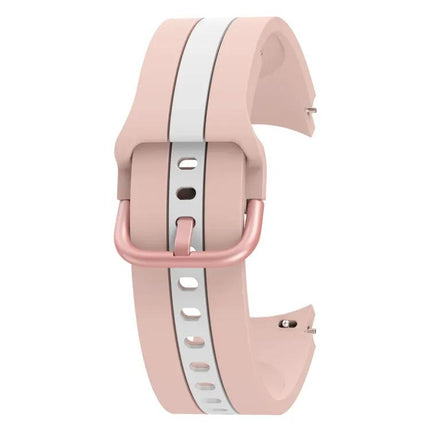 Samsung Galaxy Watch4 Silicone Two Tone Stripe Band