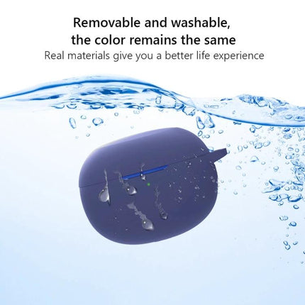 Keep Your Realme Buds Air 3 Safe During Daily Activities - washable silicone case shown submerged with water droplets