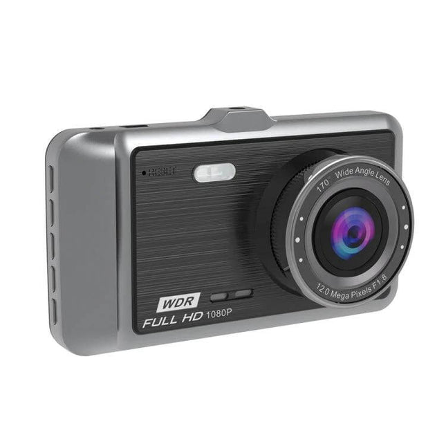 Anytek A60 Dual Camera Driving Recorder for Vehicle Monitoring - aluminum body, wide-angle lens, night vision, Full HD dash cam