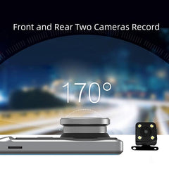 Anytek A60 1080P Dual Lens Car Dash Cam with 4" IPS Display, Night Vision, ADAS, and 170° Wide Angle View