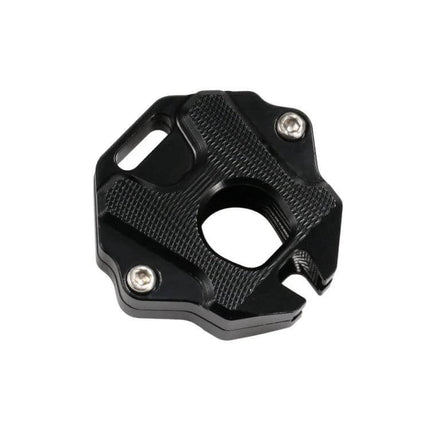 Key Shell For Honda CBR650R CB650R CB650F Aluminum black aluminum alloy protective key shell with textured grip and screw details