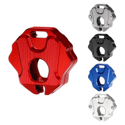 Key Shell For Honda CBR650R CB650R CB650F Aluminum - red aluminum alloy protective key shell with textured grip and precise fit