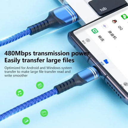 Practical Woven USB Cable for Everyday Device Charging