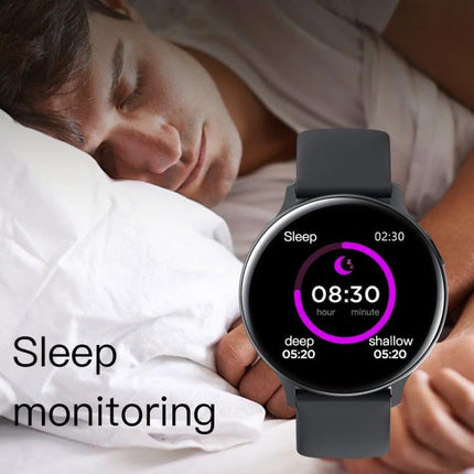 Smart Watch for Everyday Health and Activity Monitoring - sleep monitoring display on wrist showing sleep duration and deep/shallow stages