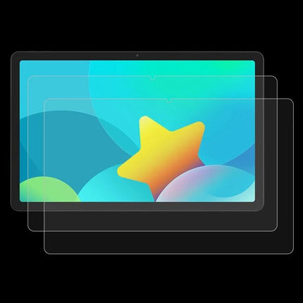 Tempered Glass Screen Protector for TCL and Honor Tablets shown on tablet with three ultra-thin protective layers