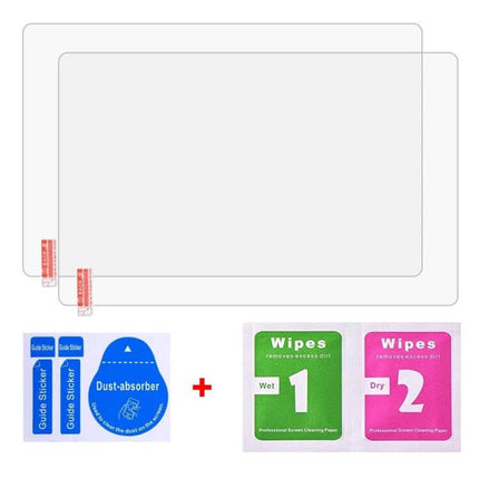 Tempered Glass Screen Protector for TCL and Honor Tablets — ultra-thin screen guards with dust absorbers, guide stickers, wet and dry wipes for tablet protection