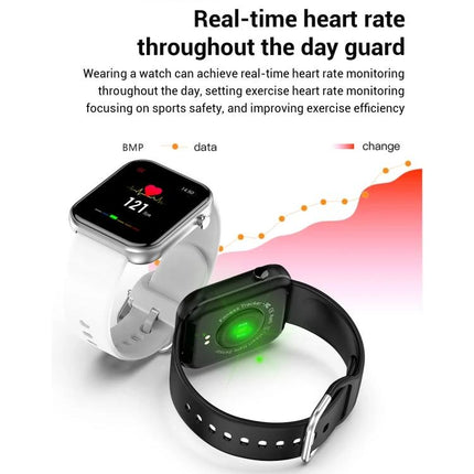 Convenient Smart Watch for Everyday Wellness and Exercise Tracking with real-time heart rate display and sleep/activity monitoring
