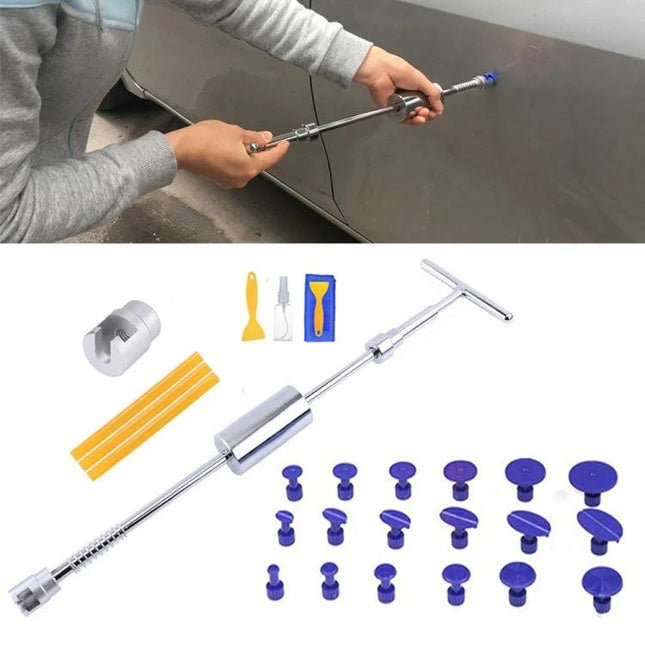 D1 Kit for Everyday Car Dent Repairs on the Go - portable dent puller kit with glue tabs and tools for on-the-spot car dent fixes