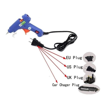 D3 Car Dent Repair Kit for Everyday Vehicle Maintenance at Home - hot glue gun tool with EU/US/UK and car charger plugs for DIY dent repair