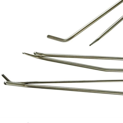 Q1 Car Dent Repair Kit for Everyday Vehicle Maintenance showing metal dent-puller rods and hooks for at-home paint-safe repairs