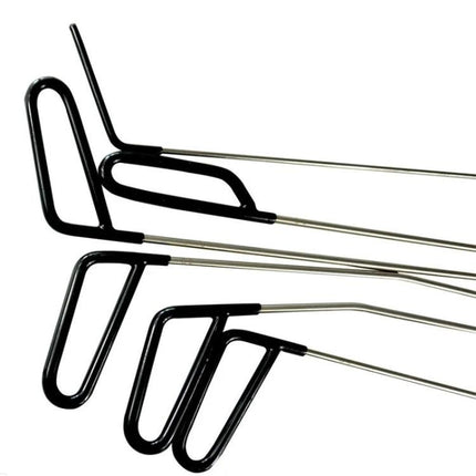 Essential Q1 Kit for Everyday Car Dent Fixes - steel dent removal rods with ergonomic black handles for at-home minor car and household dent repairs