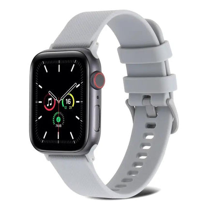 Plain Weave Breathable Silicone Band For Apple Watch 38-45mm
