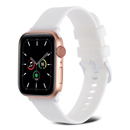 Plain Weave Breathable Silicone Band For Apple Watch 38-45mm