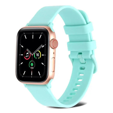 Plain Weave Breathable Silicone Band For Apple Watch 38-45mm
