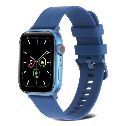 Plain Weave Breathable Silicone Band For Apple Watch 38-45mm