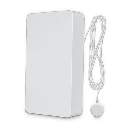 NEO Zigbee Water Sensor for Leak Detection and App Alerts — compact white leak detector with wired probe for appliance and under-sink monitoring