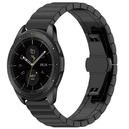 46mm Stainless Steel Butterfly Buckle Band Galaxy Watch