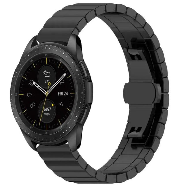 46mm Stainless Steel Butterfly Buckle Band Galaxy Watch