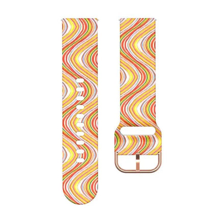 46mm Silicone Printed Strap For Galaxy Watch Accessory