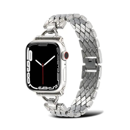 D-Shaped Rhombus Metal Apple Watch Strap 38/40/42/44mm