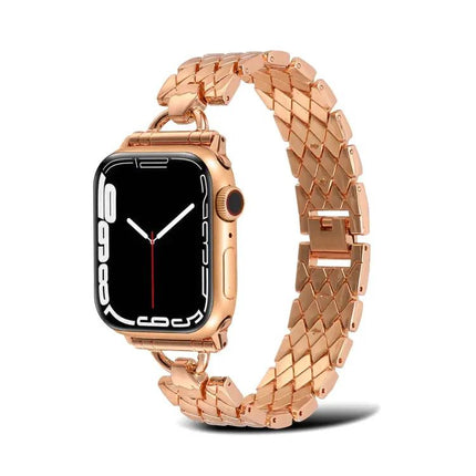D-Shaped Rhombus Metal Apple Watch Strap 38/40/42/44mm