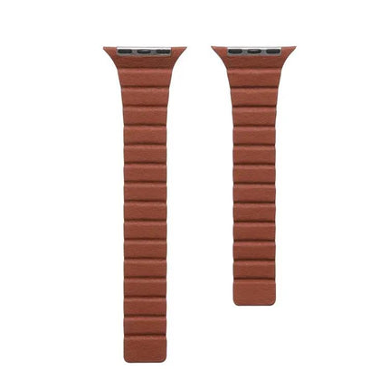 Magnetic Leather Watch Band For Apple Watch 38mm-45mm