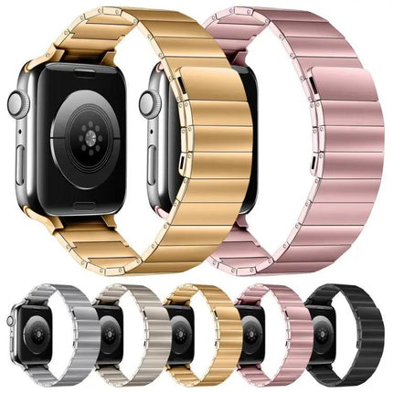 Magnetic Steel Apple Watch Band Adjustable 38-49mm