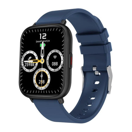 Versatile Smart Watch for Daily Health and Fitness Tracking - navy band fitness tracker showing heart rate, steps, and sleep metrics