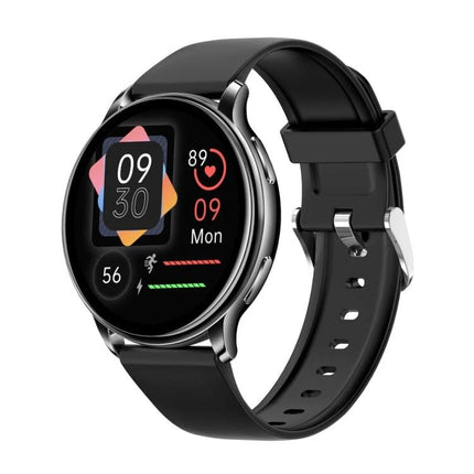 Smart Watch Companion for Everyday Routines and Travel - black 1.32-inch color display fitness and heart-rate tracker
