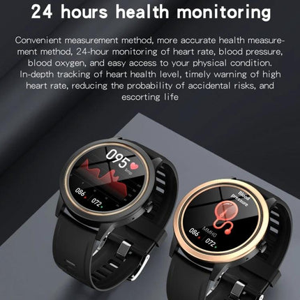 Essential Smart Watch for Everyday Health Monitoring and Connectivity - dual round-face watches displaying heart rate and blood pressure tracking during daily use