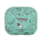 For AirPods 3 / Green Paper Airplane Astronaut