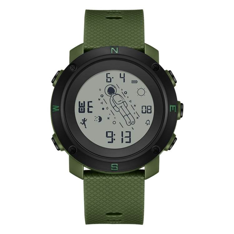 SANDA 2128 Astronaut Waterproof Luminous Electronic Watch