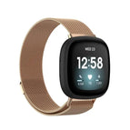 For Fitbit  Versa 4 / 3 ,（Large Size） / Rose Gold