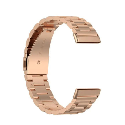 3-Bead Stainless Steel Watch Band For Fitbit Versa 4