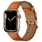 7 41mm / 6&SE&5&4 40mm / 3&2&1 38mm / Brown Rose Gold Buckle