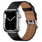 7 45mm / 6&SE&5&4 44mm / 3&2&1 42mm / Black Silver Buckle