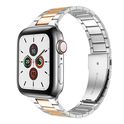 Stainless Steel Apple Watch Band Adjustable Multiple Sizes