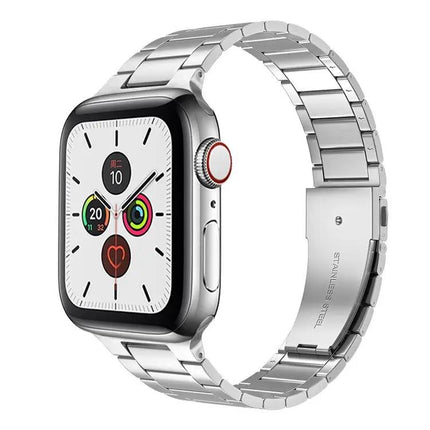 Stainless Steel Apple Watch Band Adjustable Multiple Sizes