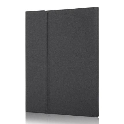 Aluminum Bluetooth Keyboard Case for iPad Pro 11 with Flip Stand in slim black protective folio for travel and meetings