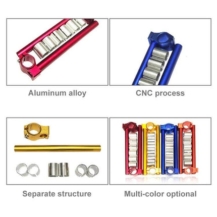 Motorcycle Handlebar Grips Set For Comfortable Long Rides - aluminum alloy CNC multi-color, easy install, separate structure