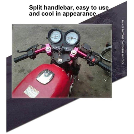 Motorcycle Handlebar Grips Set For Comfortable Long Rides installed on standard motorcycle handlebars showing ergonomic grip and easy installation