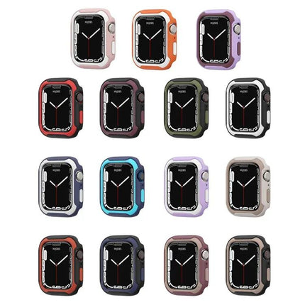 Detachable Two-Tone Protective Case For Apple Watch 41mm/40mm